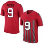 Men's Ohio State Buckeyes #9 Binjimen Victor Throwback Nike NCAA College Football Jersey Best HIK8644FL
